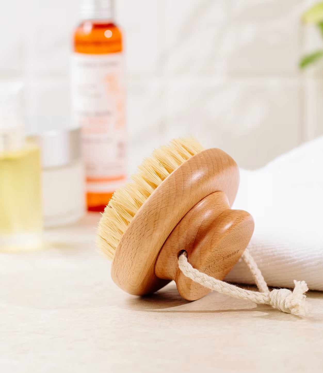 Brosse corporelle drainage lymphatique